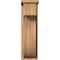 Ekena Millwork Del Monte Smooth Corbel w/Backplate, Western Red Cedar, 7 1/2"W x 14"D x 26"H COR08X14X26DEL01SWR - alternate 2